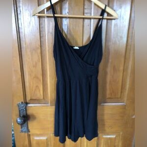 Black Spaghetti Strap Romper